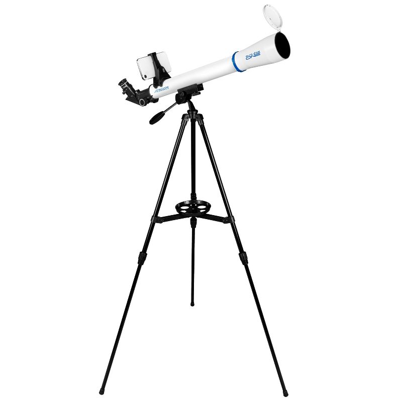 Explore One STARAPP - 50mm Refractor Telescope w/ Panhandle Mount and Astronomy APP, 3 of 9