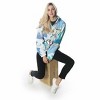 Members Only - Women's Bugs Patchwork Windbreaker Oversized Jacket - 2 of 4