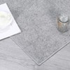 Indoor Modern Solid Textured Floor Carpet Low Pile Non Slip Washable Area Rugs - 4 of 4