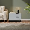 KTMBDW Nightstand with 2 Drawer, Small Dressers for Closet, Wood Storage Cabinet for Hallway, Bedroom, Entryway, Gray - 2 of 4