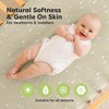 KeaBabies 2pk Soothe Waterproof Fitted Mini Crib Sheets for Girl, Boy, 100% Organic Soft Cotton Pack and Play Sheets - 4 of 4