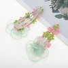 Unique Bargains Pastoral Style Mesh Flowers Hair Clip 2 Pcs - 3 of 4