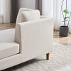 PAGED Modern Accent Chair, PU Leather Arm Chair with High Backrest, Living Room Reading Chair for Bedroom - 4 of 4