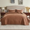 Inhand Microfiber Quilt Bedding Set, Soft Lightweight Coverlet For All Season - 2 of 4
