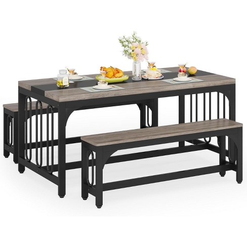 Tribeisigns 3pcs Dining Set for 4-6 People - image 1 of 4