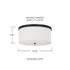 Capital Lighting Midtown 3 - Light Flush Mount in  Matte Black - 4 of 4