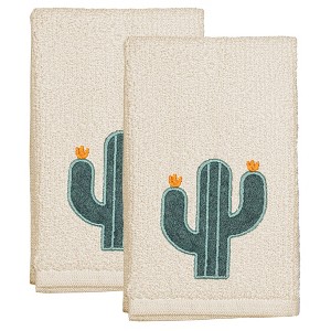MU Kitchen Scrubsy Dish Cloth and Scrubber, Set of 2, Cactus - 1 of 2