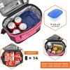 OPUX Insulated Lunch Box Men Women, Leakproof Soft Cooler Bag Work School Beach, Pail Tote Adult Kids Boys Girls - 4 of 4