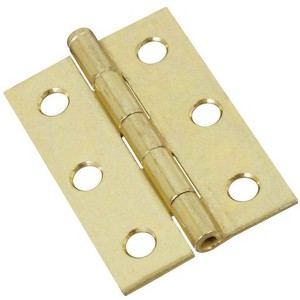 National Hardware 2-1/2 in. L Brass Gold Narrow Hinge 2 pk - 1 of 1