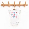 The Juniper Shop Patriotic Bows Stacked Coquette Flutter Sleeve Bodysuit - 3 of 4
