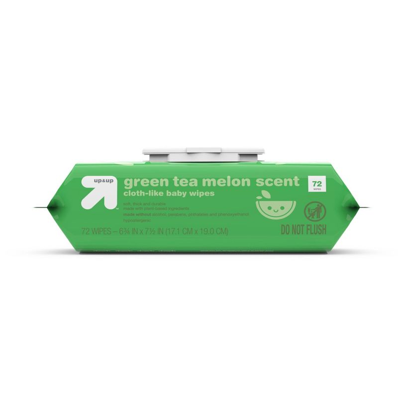 Green Tea Melon Scent Baby Wipes - up & up™, 5 of 10