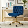 Nigel Modern Flannel Office Chair with Tilt and Adjustable Height Mecha|HULALA HOME - 2 of 4