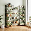 5 Tier Bookcase - Rustic Industrial Bookshelf with 14 Display Shelves, Large Open Storage Shelf for Living Room, Bedroom, Office & Study - 3 of 4