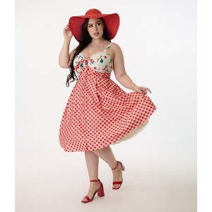 Disney Collection by Unique Vintage Women's Plus Swing Dress - 1 of 4