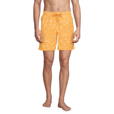 Lands' End Men's 7 Inch Volley Hydroliner Swim Trunks