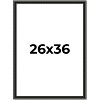 PosterPalooza | Antique Black Picture Frame - UV Acrylic, Foam Board Backing, Hanging Hardware - 2 of 4