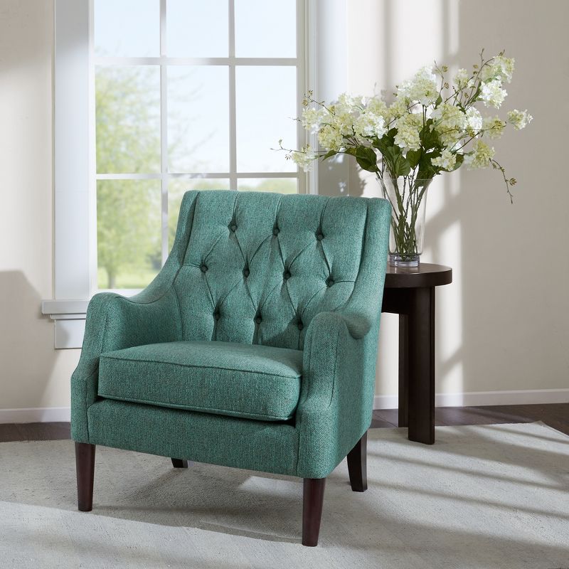 Cassie Button Tufted Accent Chair - Madison Park, 3 of 9
