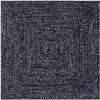 24" x 108" Chenille Tweed Collection Black & Gray Reversible Indoor Area Utility Runner Rug - Better Trends - 4 of 4