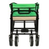 CAVINAS Trendy Lightweight Folding Wagon Cart,Colorful Prints Shopping Cart with All-Terrain Wheels,Wagon for Camping,Shopping,Sports - 4 of 4