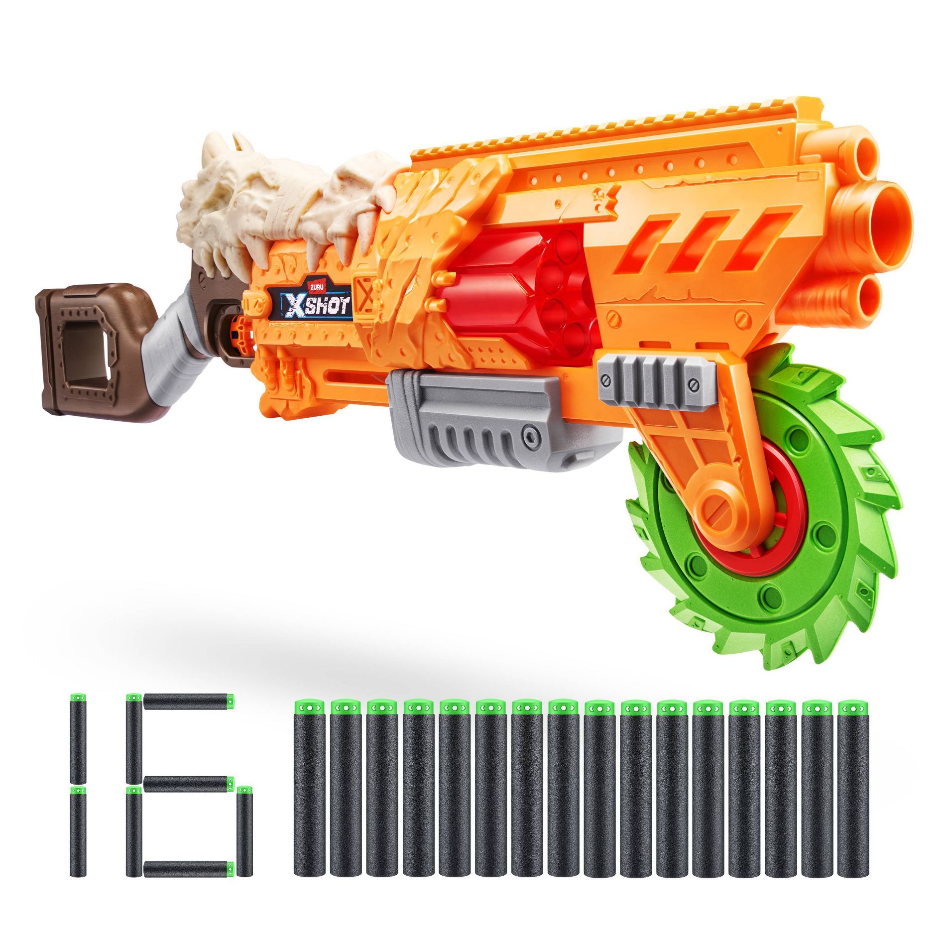 XSHOT Horror Fire Doomsday Blaster Toy Dart Blaster (with 16 Darts) by ZURU