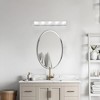 DAKAFUL LED Bathroom Vanity Light, with Multi 360° Rotatable Acrylic Up&Down Heads, Stepless Dimmable Wall Lights Over Mirror,for Bathroom/Bedroom - 2 of 4