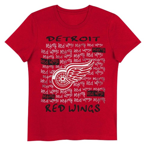 Nhl Detroit Red Wings Girls Crew Neck T shirt Xs Target