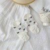 Alilang Women's No - Show Liner Socks with Bow Pattern 5Pk - 2 of 3