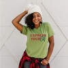 Simply Sage Market Women's Express Your Elf Short Sleeve Graphic Tee - 2 of 4