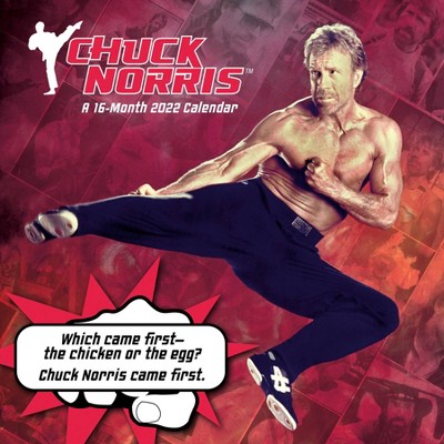 2022 Wall Calendar Chuck Norris - Trends International Inc