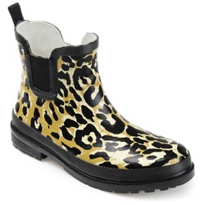 Journee Collection Women's Tekoa Block Heel Rain Boots - 1 of 4