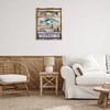 Stupell Industries Welcome with Rustic Fish Black Framed Floater Canvas Wall Art - 2 of 4