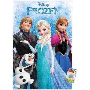 Trends International Disney Pixar Frozen - Group Unframed Wall Poster Prints - 1 of 4