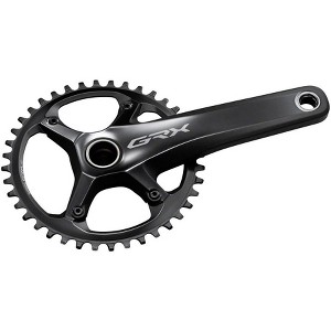 Shimano GRX FC-RX810-1 Crankset 172.5mm 11-Speed 40t 110 BCD Black - 1 of 2
