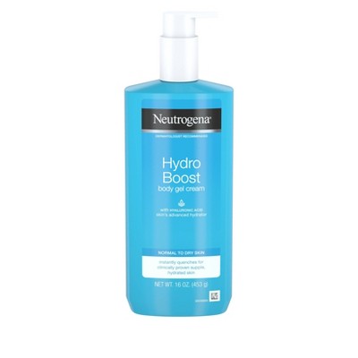 Neutrogena Hydro Boost Hydrating Body Gel Cream with Hyaluronic Acid - 16oz