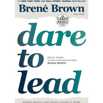 Dare to Lead - Large Print by  Brené Brown (Paperback)