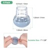 Unique Bargains Silicone Round Chair Leg Caps Floor Protectors 8 Pcs - 3 of 4