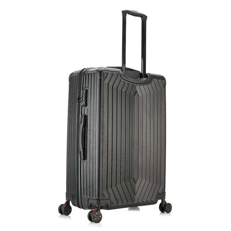 DUKAP STRATOS Lightweight Hardside Large Checked Spinner Suitcase, 5 of 9