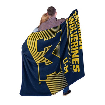 NCAA Michigan Wolverines Fleece-Decke – Offizielle Fan-Decke Aus Weichem Fleece
