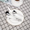 GustoWave 30 Piece Plated Stainless Steel Flatware Set, 30 Pieces Silverware Set, Cutlery Set, Service for 6 - 4 of 4
