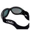 2 Pairs of Global Vision Eyewear Eliminator Safety Motorcycle Goggles with Green Mirror, Red Mirror Lenses - 4 of 4
