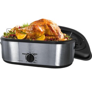 Complete Cuisine CC-R-1000-16QT 16-Quart Oval Roaster Oven - 1 of 4