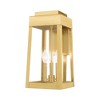 Livex Lighting Oslo 3 - Light Wall Light in  Satin Brass - 4 of 4