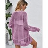 Women Crochet Lightweight Cardigan Cover Up Open Front Long Sleeve Summer Cardigans 2024 - 2 of 4