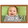 PosterPalooza | Modernist Brown Picture Frame - UV Acrylic, Backing Board, Hanging Hardware Included - 2 of 4