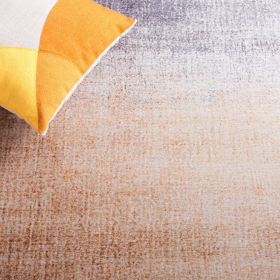Tacoma TAC816 Power Loomed Machine Washable Accent Rug - Grey/Rust - 3'x5' - Safavieh.