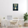 Stupell Industries Lunar Butterfly Hot Air Balloon Surreal Ocean Sky Black Framed Giclee Art - 2 of 4