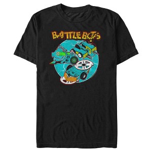Men's Battlebots Whiplash, SawBlaze, and Rotator T-Shirt - 1 of 4