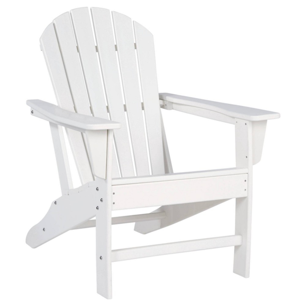 Sundown Treasure Adirondack Chair White Signature Design By Ashley