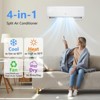 18000BTU Mini Split Air Conditioner, 19 SEER Wifi Enabled Split AC/Heating System - 2 of 4