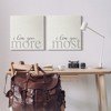 Stupell Industries I Love You More Most Romantic Sentiment, 24" x 24" - 2 of 4